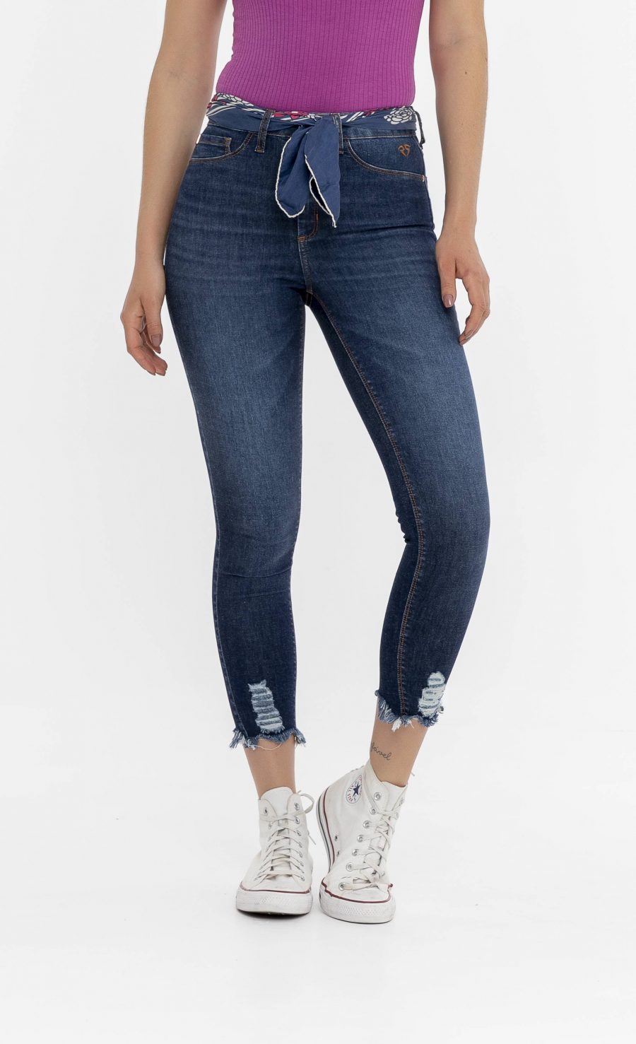 cropped jeans feminina